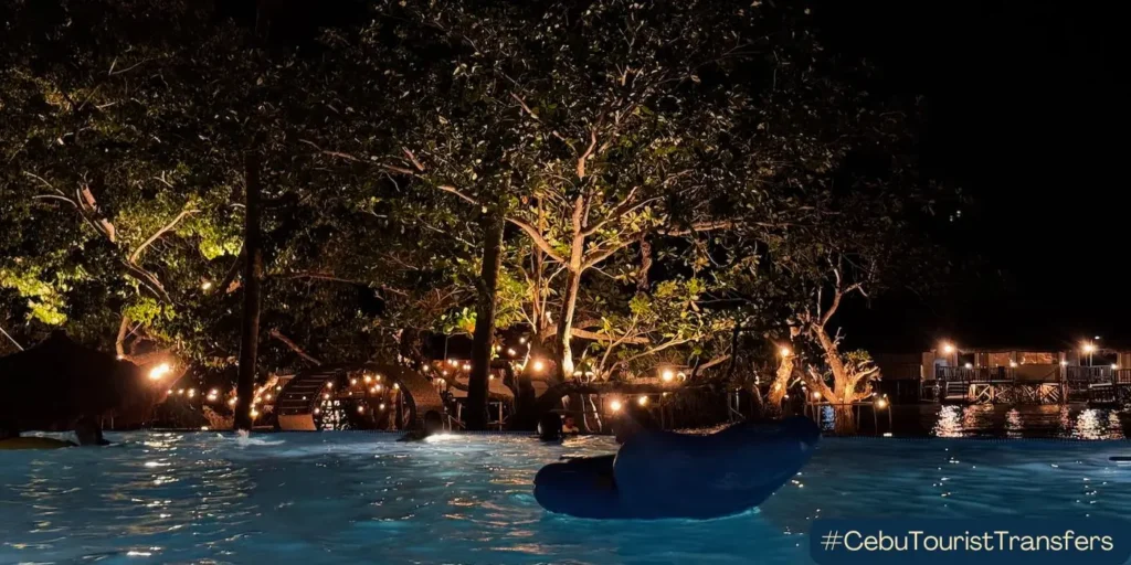 Relaxing night at Kaway Resort in Tabuelan in North Cebu