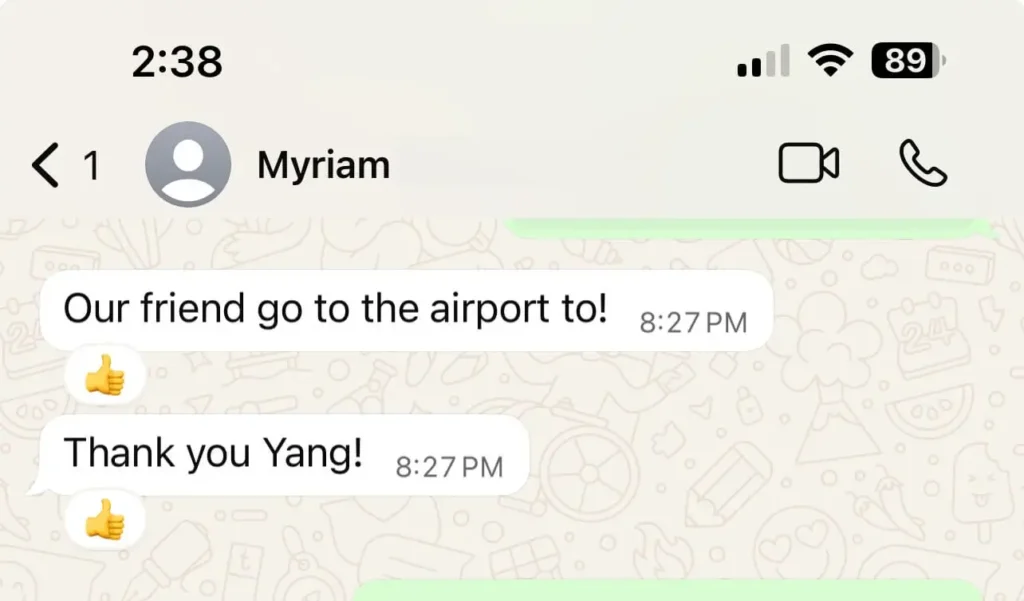 myriam - guest testimonial for cebutouristtransfers