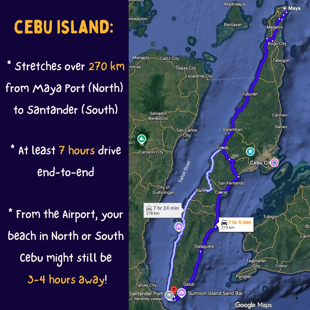 how big is cebu island